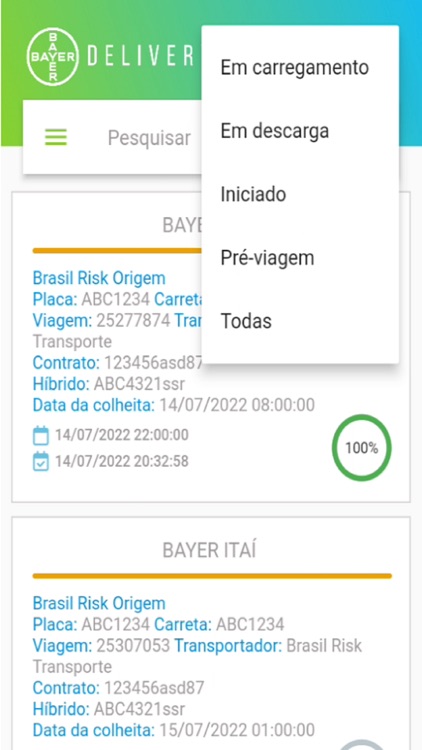 BRLog Delivery Client - Bayer