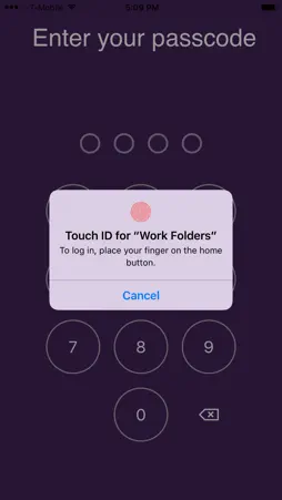 Work Folders screenshot 4