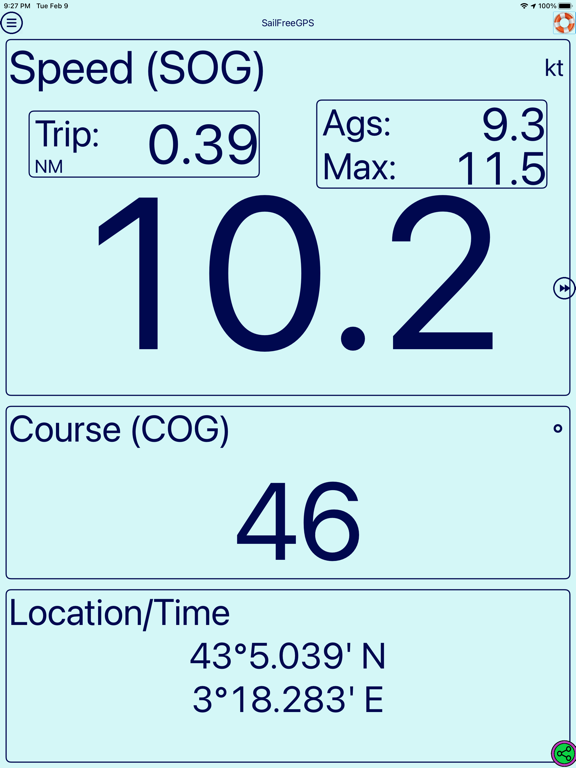 Screenshot #4 pour SailFreeGPS
