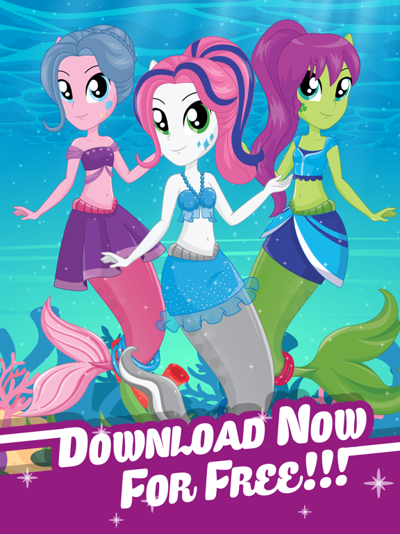 Pony Dress Up Game for Girls - Create Your Mermaid iPad screenshot 5 - Games app