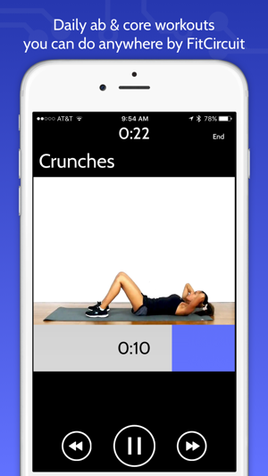 Ab & Core Daily Workout Trainer by FitCi