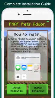 fnaf add-on for minecraft pe iphone screenshot 1