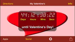my valentine's day countdown iphone screenshot 4