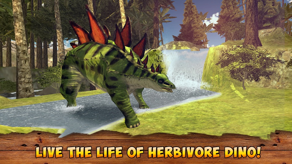 #1. Jurassic Dino Stegosaurus Simulator 3D (iOS) 由: Tayga Games OOO