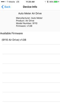 AutoMeter Firmware Update Tool screenshot 2