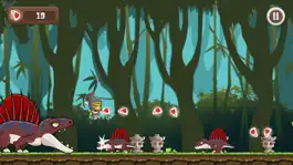 Game screenshot Dinosaur VS Warriors - Chibi Runner At Jurassic apk