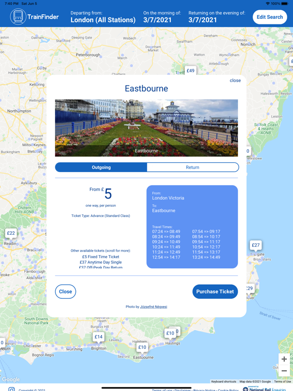 Screenshot #5 pour TrainFinder - Find Tickets