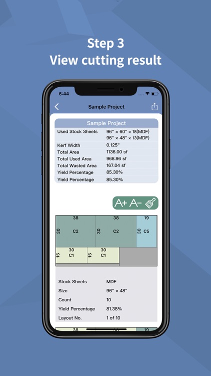 SheetCut Optimizer - Carpenter