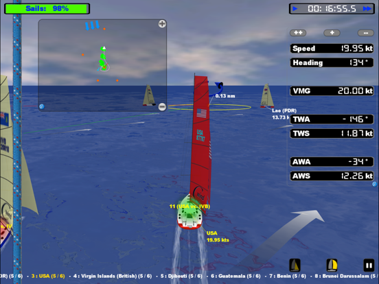Screenshot #6 pour cWind sailing regatta