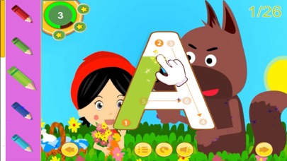 How to cancel & delete Aesop fables and ABC Tracing for kindergarten from iphone & ipad 1