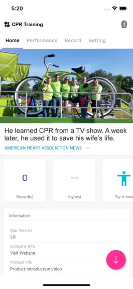 Game screenshot CPR Band for Self training mod apk