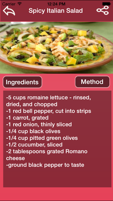 Screenshot #3 pour Italian Salad Recipes