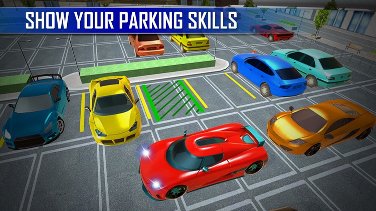 Sports Car Parking Driver Sim 3D