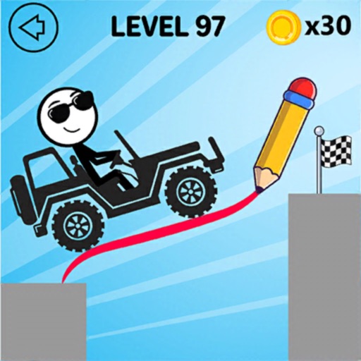Draw Bridge Stickman Car Game iOS App