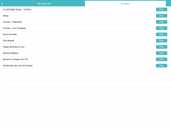 Genius Piano iPad screenshot