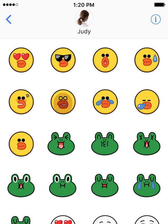 SALLY & FRIENDS Emoji Stickers - LINE FRIENDS iPad screenshot 4 - Stickers app