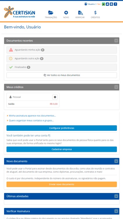 Portal de Assinaturas