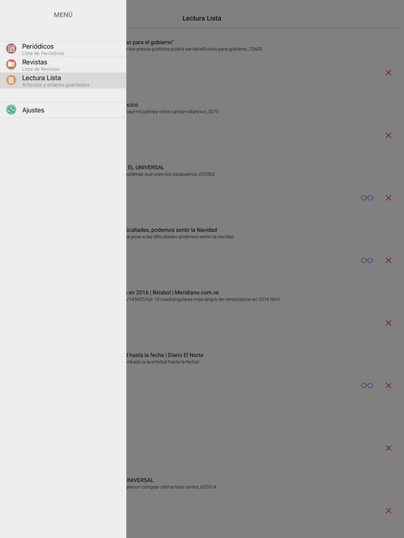 Screenshot #6 pour PERIÓDICOS y REVISTAS de VENEZUELA