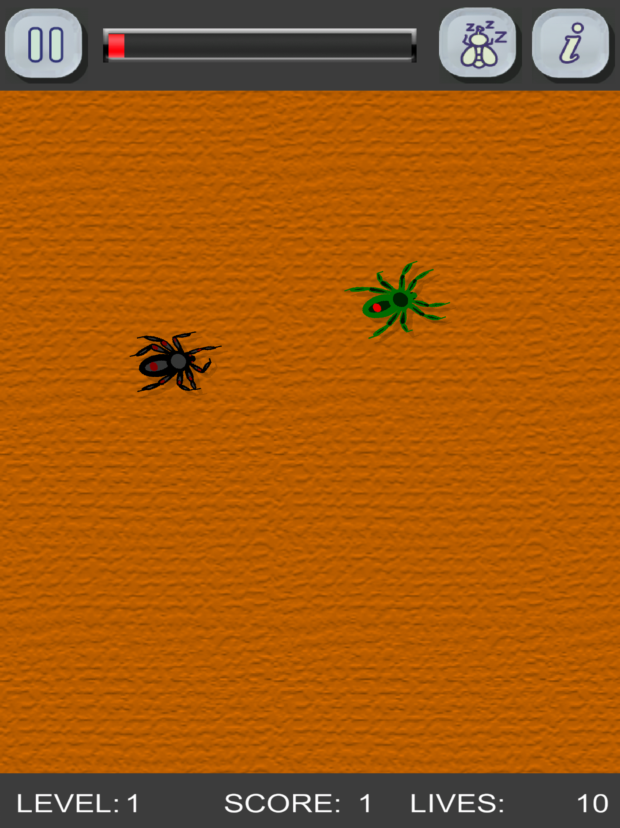 Kill the spiders! Black Widow