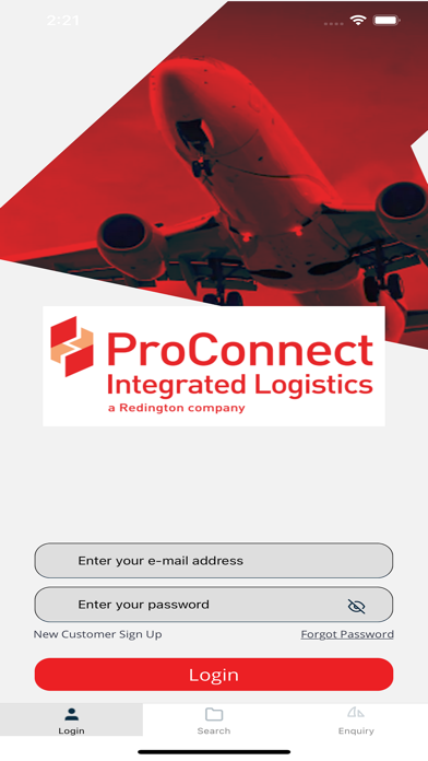 ProConnect Supply Chain LGSTS Screenshot