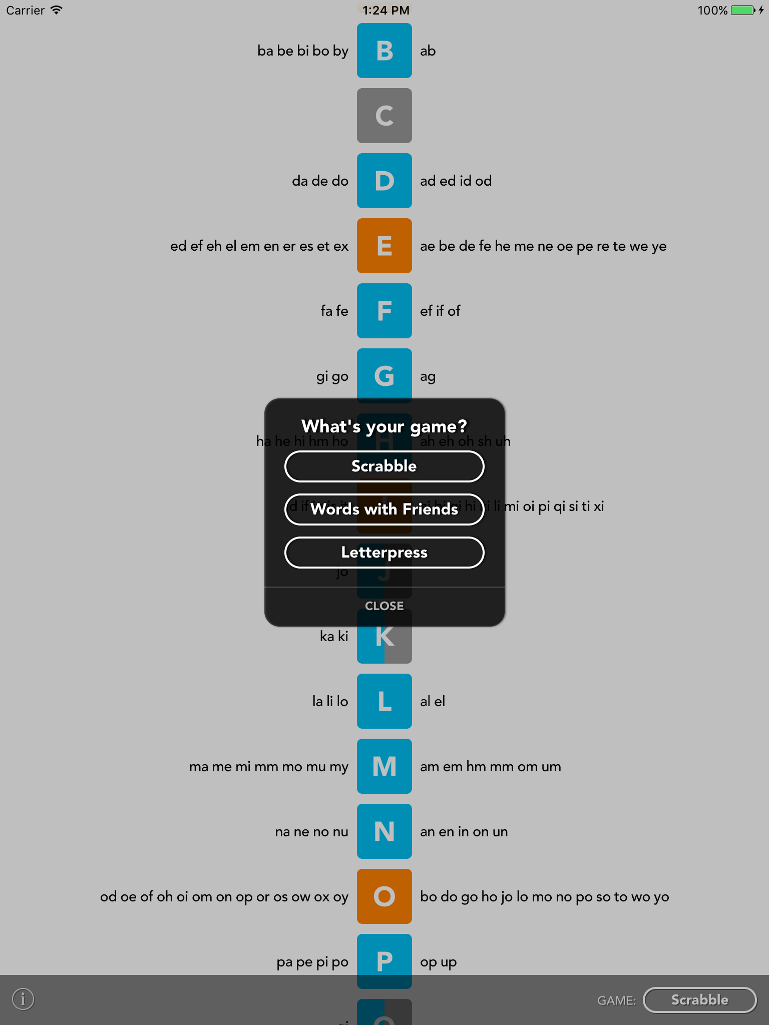 Two Letter Word Chart! screenshot 7