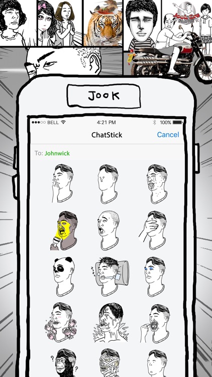 Jookgru Family Jook Funny Stickers for iMessage