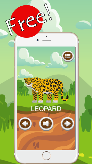 Zoo Phonics Spelling Alphabet Games For Kids Free iPhone screenshot