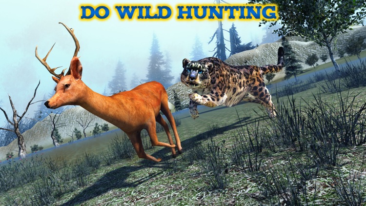 Forest Snow Leopard Sim screenshot-3