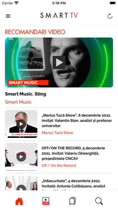 Smart TV Screenshot