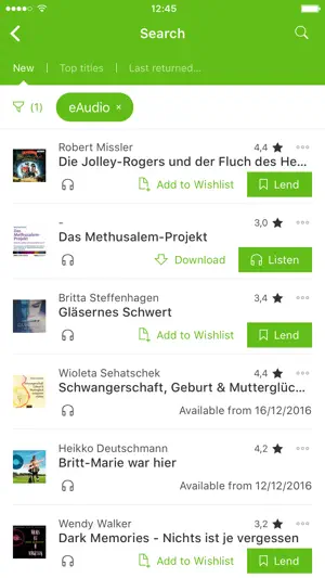Onleihe screenshot 2