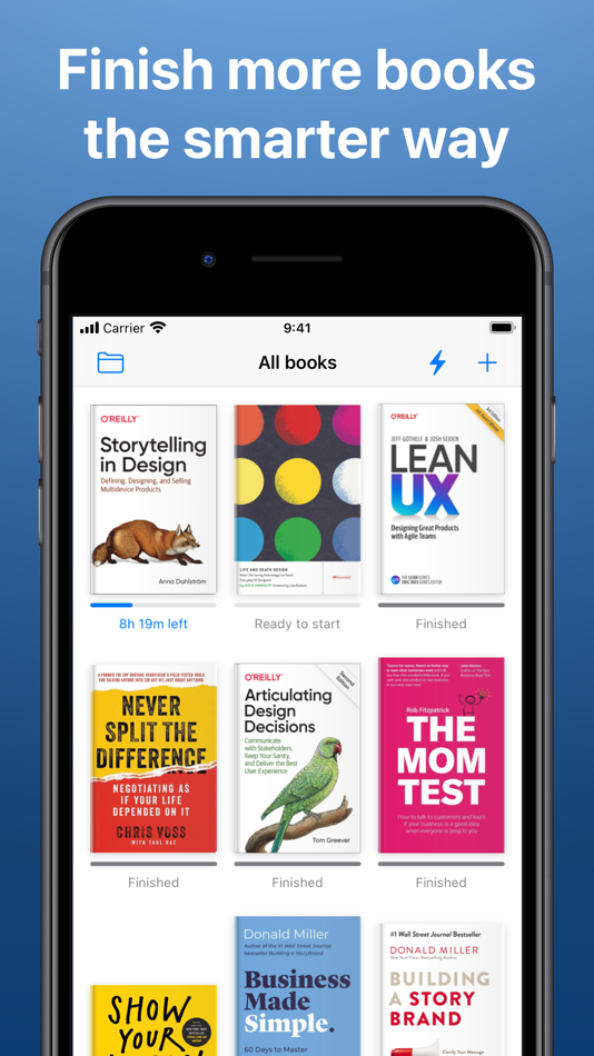 #1. Reading Time - Book Tracker (iOS) 由: UX First