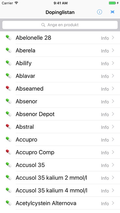 Screenshot #1 pour Dopinglistan