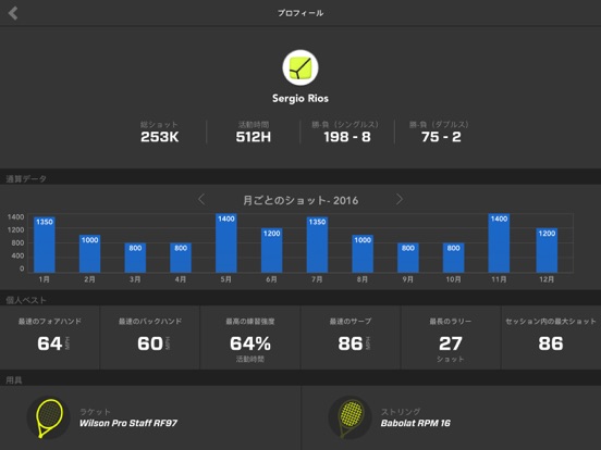 Zepp Tennis Classic for iPad のスクリーンショット