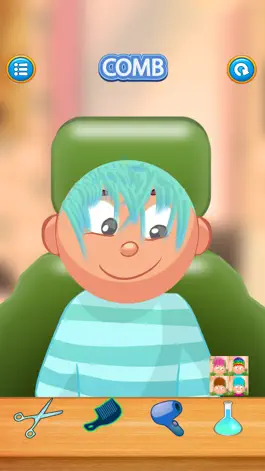Game screenshot Child game / Cut light blue hair hack