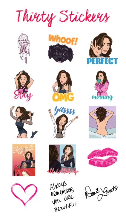 Demi Lovato Stickers