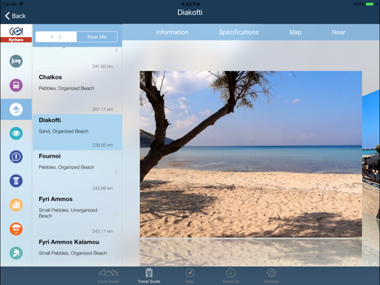 Kythera Guide - Go! Kythera iPad screenshot 4 - Travel app