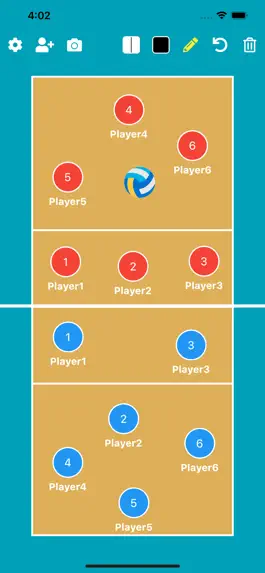 Game screenshot Simple Volleyball Tactic Board mod apk