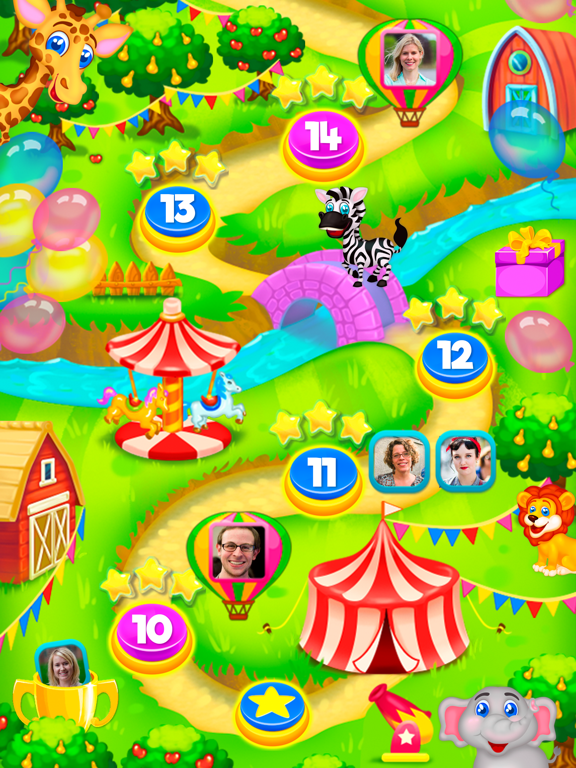 Screenshot #5 pour Madagascar Circus: Match 3