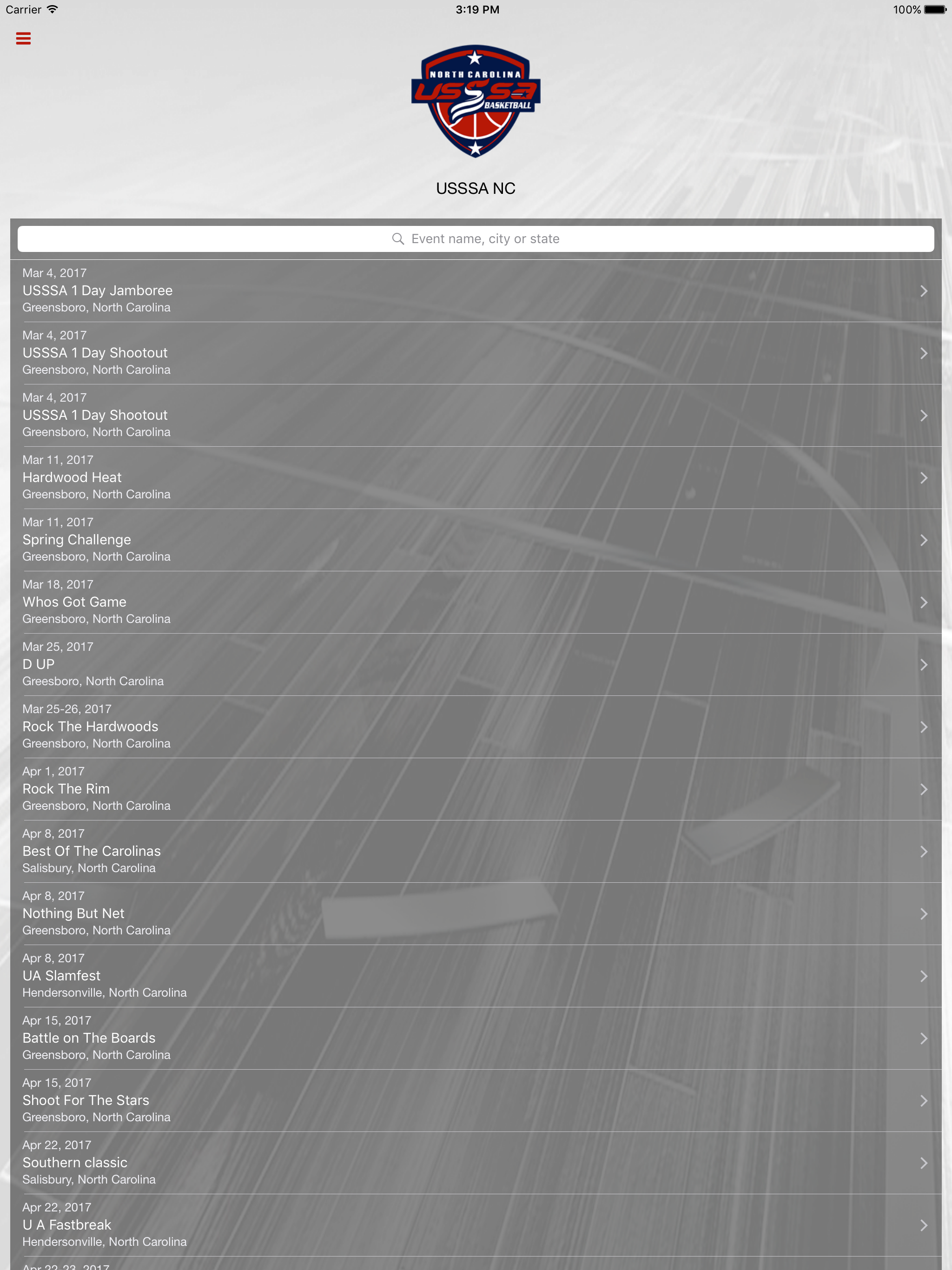 USSSA NC Basketball screenshot 4