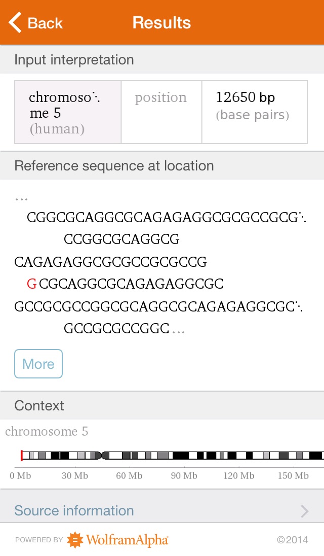 Wolfram Genomics Reference Appのおすすめ画像5