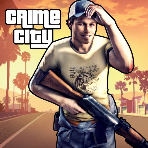 Crime City Gangster Shooter Games: War Simulator Icon