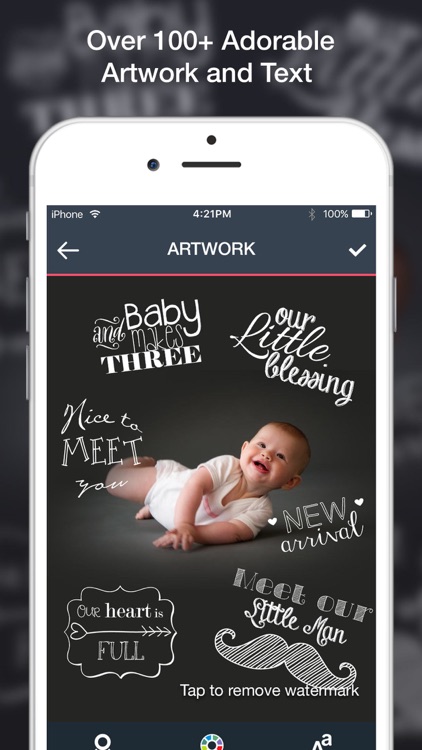 Baby Art- Baby Monthly Pictures & Baby Milestones screenshot-4
