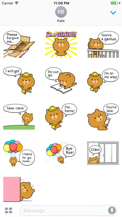 Haji The Bear Stickers Vol 2 by Ha Cao