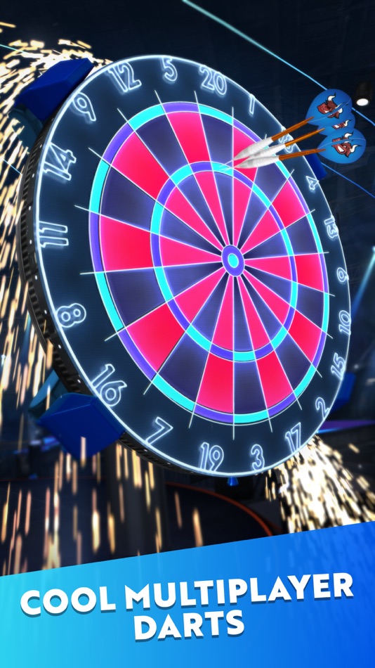 #2. Darts of Fury: PvP Multiplayer (iOS) 来自: Yakuto