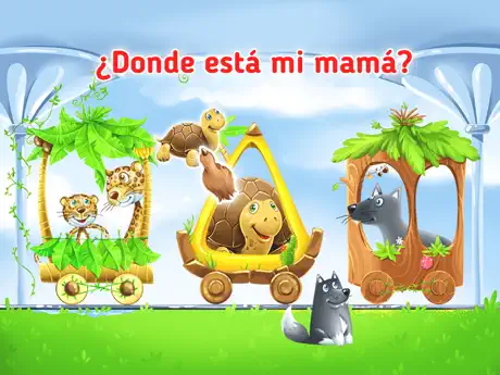 Tren con animales para niños pequeños y bebés