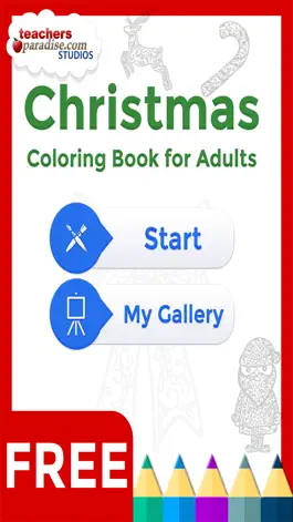 Game screenshot Christmas Coloring Book for Adults mod apk