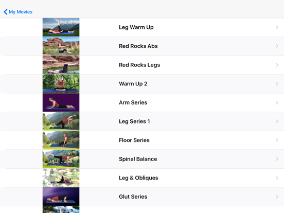 Pilates iPad app afbeelding 4