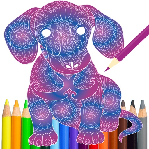 Animal Color Therapy Free Coloring Book for Adults iOS App