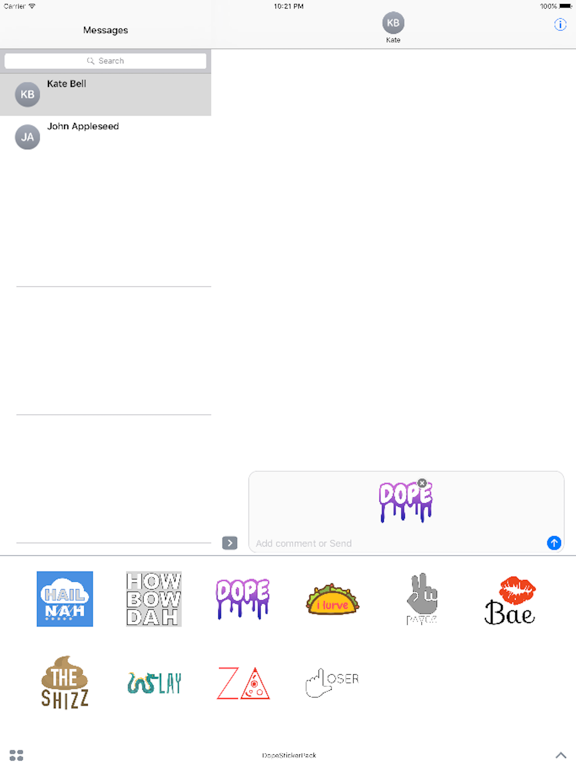 Screenshot #4 pour Dope Sticker Pack