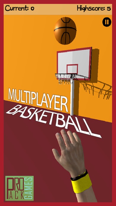 古典的なマルチプレイヤーバスケットボールゲーム：フリック＆スローのおすすめ画像1